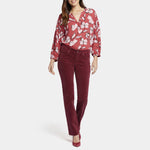 Marilyn Cord Trousers in Cranberry Pie
