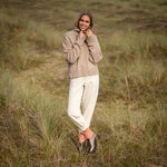 Reese High Neck Jumper in Sand Storm