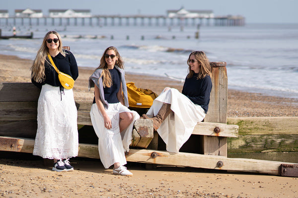 Launching the new Collen & Clare Knitwear collection on the beach