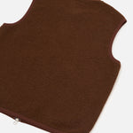 UNIVERSAL WORKS Zip Waistcoat in Cacao