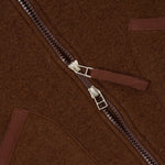 UNIVERSAL WORKS Zip Waistcoat in Cacao