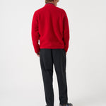 UNIVERSAL WORKS Zip Bomber Jacket in Scarlett