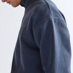 WRANGLER Half Zip Sweatshirt in Navy
