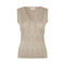 DEA KUDIBAL Fira Knit Tanktop in Glitter Beige