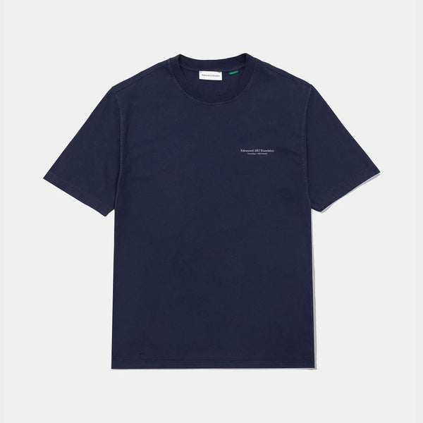 EDMMOND STUDIOS Savile Row T-shirt in Plain Navy