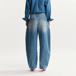 ESSENTIEL ANTWERP Katsu Barrel Leg Jeans in Aquamarine