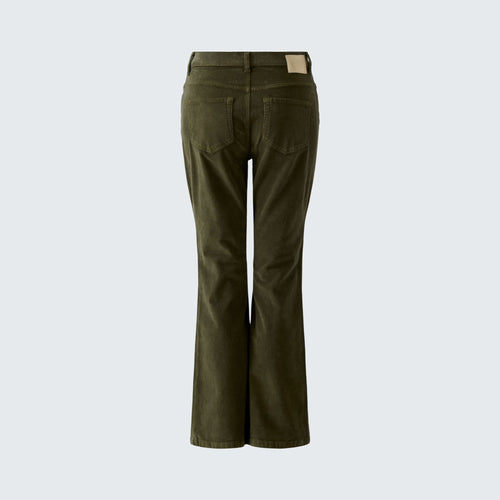 OUI Corduroy Trousers in Khaki