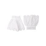 BLACK COLOUR BCReeva Cotton Cuffs in White
