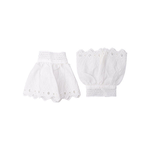 BLACK COLOUR BCReeva Cotton Cuffs in White
