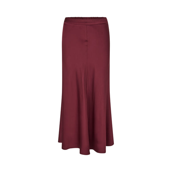 DEA KUDIBAL Kela Bias Skirt in Bourgogne