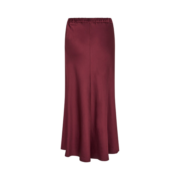 DEA KUDIBAL Kela Bias Skirt in Bourgogne