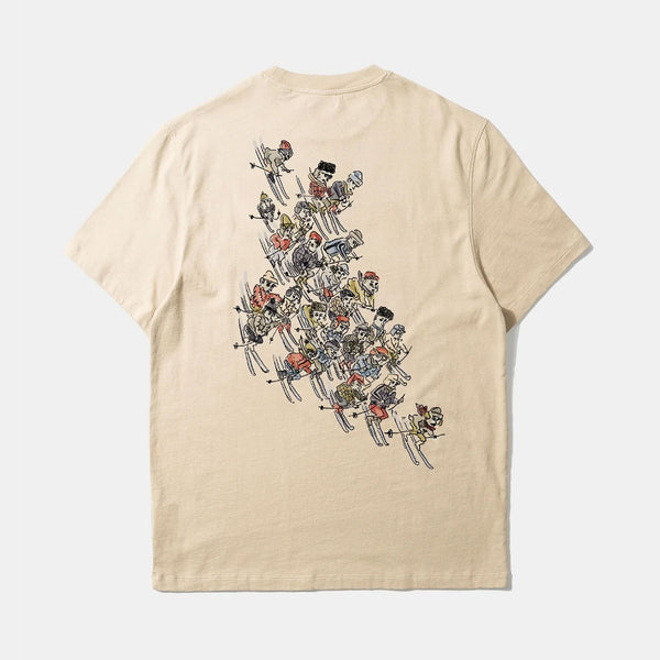 EDMMOND STUDIOS Chairlift T-shirt in Plain Tan