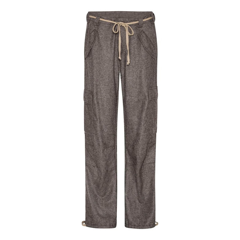 PROJECT AJ117 Blade Tweed Cargo Trousers in Soil