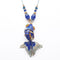 PHILIPPA KUNISCH XL Fish Necklace in Blue