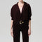 CITIZENS OF HUMANITY Kayla Corduroy Shirt in Eggplant