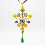 PHILIPPA KUNISCH Large Peruvian Gypsy Necklace in Yellow