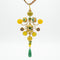 PHILIPPA KUNISCH Large Peruvian Gypsy Necklace in Yellow