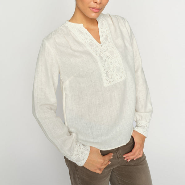 MOS MOSH MMEvanda Is Blouse in Ecru