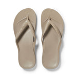 ARCHIES Arch Support Flip Flops in Taupe