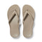 ARCHIES Arch Support Flip Flops in Taupe
