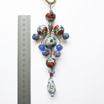 PHILIPPA KUNISCH Large Peruvian Gypsy Necklace in Blue