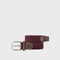BILLYBELT Elastic Woven Belt in Wine Red