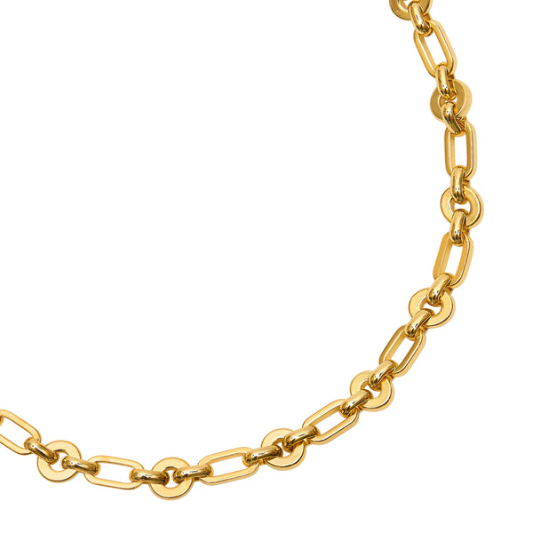 TALIS CHAINS Chunky Link Necklace in Gold