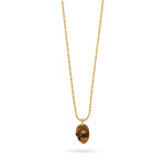 TALIS CHAINS Protective Hand Pendant Necklace in Tigers Eye