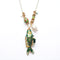PHILIPPA KUNISCH L Fish Necklace in Green