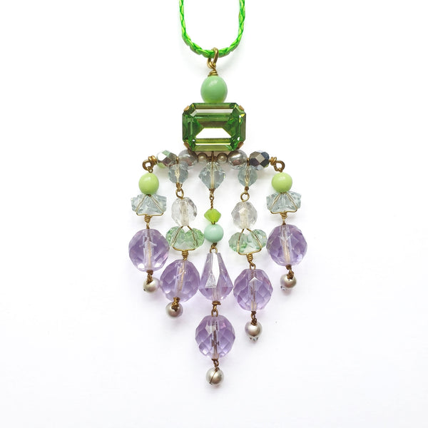 PHILIPPA KUNISCH Bling Chime Necklace in Green
