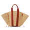 MUUN Maxi So Bag in Natural/Rust