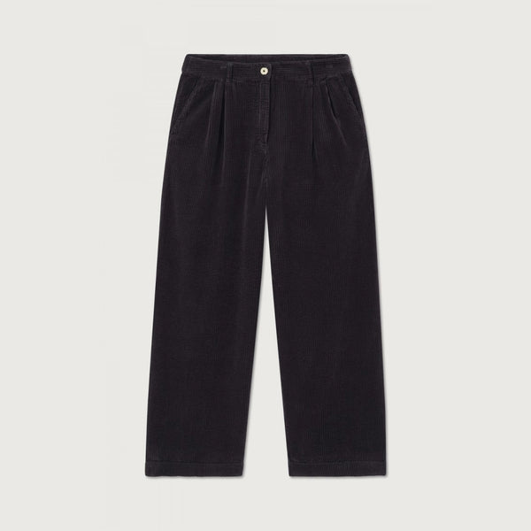 AMERICAN VINTAGE Padow Corduroy Trousers in Vintage Carbon