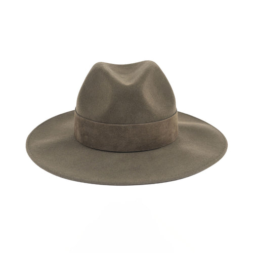 TRAVAUX EN COURS Felt Fedora in Loden