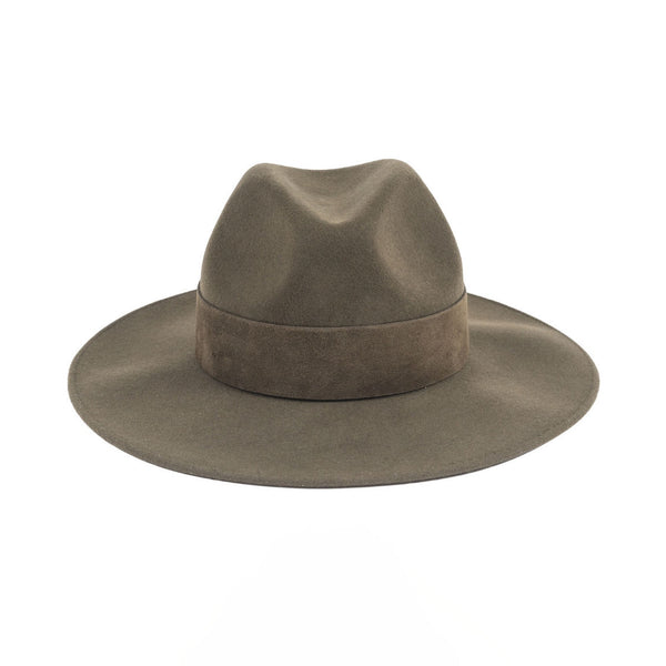 TRAVAUX EN COURS Felt Fedora in Loden
