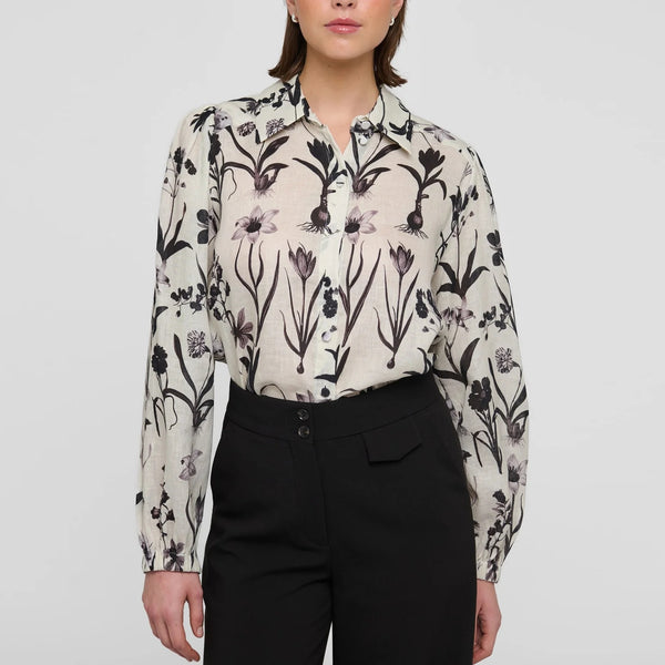 DEA KUDIBAL SiomaDEA NS Shirt with Balloon Sleeves in Flower Seeds