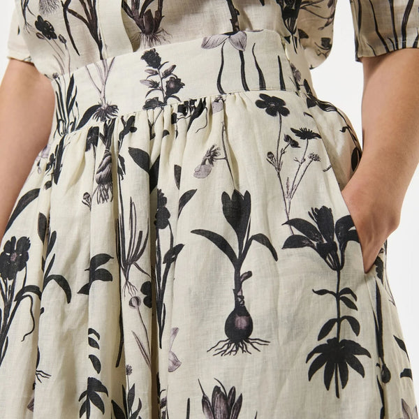 DEA KUDIBAL EddaDEA NS Skirt with Waistband in Botanical