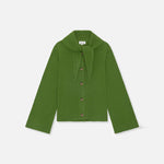 BAUM UND PFERDGARTEN Clarine Cardigan with Scarf in Herb Garden Green