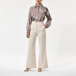 DEA KUDIBAL SiomaDEA NS Shirt with Balloon Sleeves in Belladonna Latte