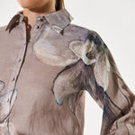 DEA KUDIBAL SiomaDEA NS Shirt with Balloon Sleeves in Belladonna Latte