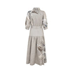 DEA KUDIBAL PalmaDEA NS Dress with Collar in Belladonna Latte