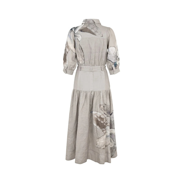 DEA KUDIBAL PalmaDEA NS Dress with Collar in Belladonna Latte