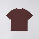 EDWIN Regular Basic T-Shirt in Rum Raisin