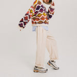 TINSELS Fevrier Rainbow Wool Jumper in Rainbow