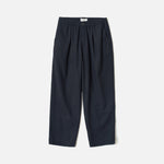 UNIVERSAL WORKS Oxford Dublin Wool Mix Trousers in Dark Navy