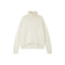 JUMPER 1234 Cashmere Oversize Roll Collar Jumper in Organic White