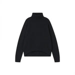 JUMPER 1234 Oversize Roll Collar Jumper in Black