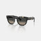 RAY-BAN Mega Hawkeye Sunglasses in Grey Havana