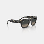 RAY-BAN Mega Hawkeye Sunglasses in Grey Havana