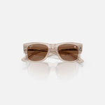 RAY-BAN Mega Wayfarer Sunglasses in Transparent Light Brown