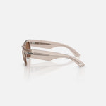 RAY-BAN Mega Wayfarer Sunglasses in Transparent Light Brown